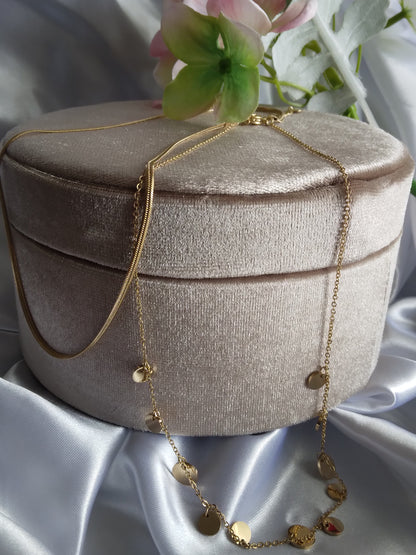 Collier duo charmante