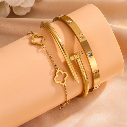 3 bracelet acier inoxydable.